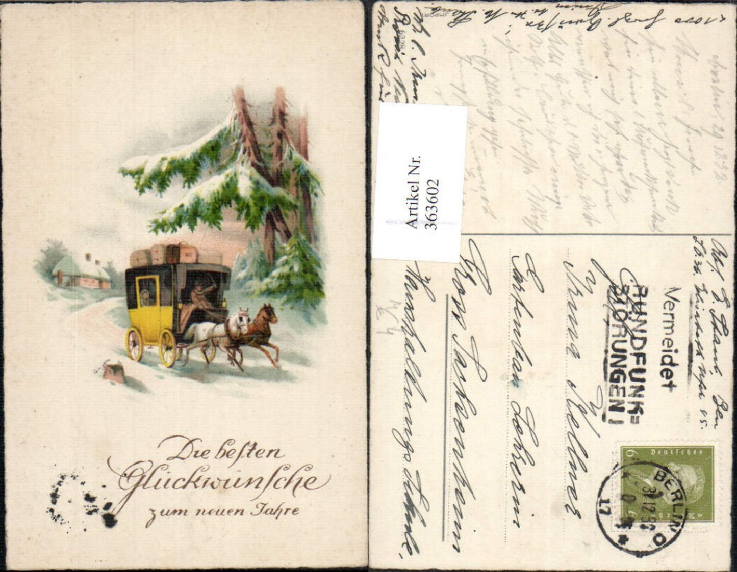 Alte Ansichtskarte – Old Postcard