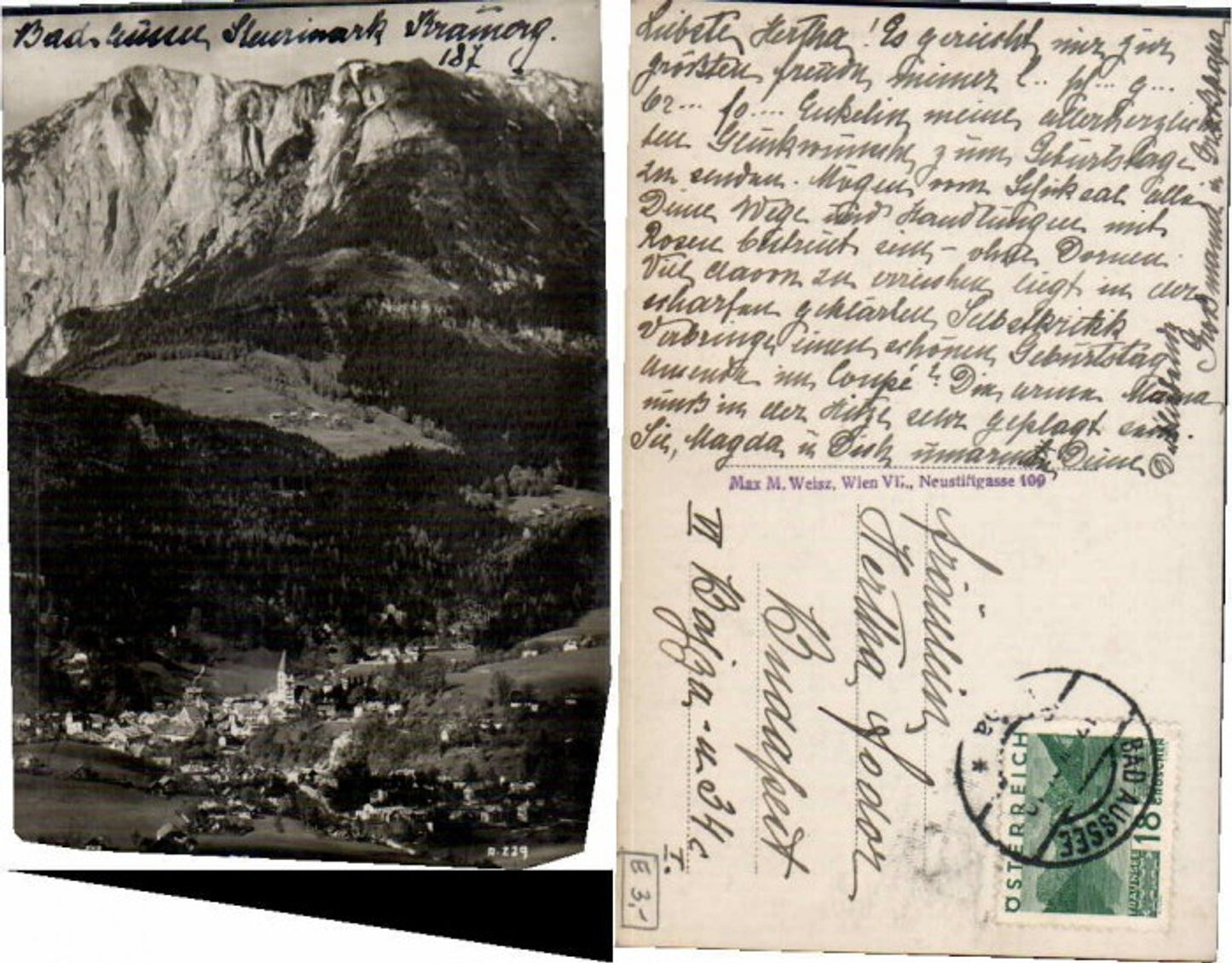 Alte Ansichtskarte – Old Postcard