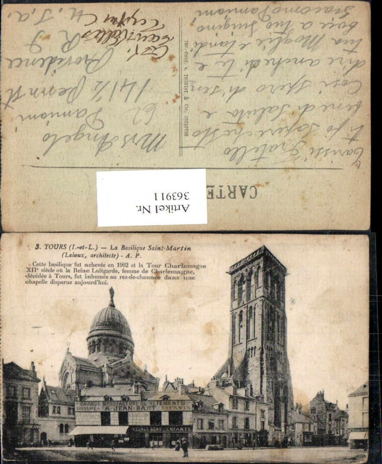 363911,Kirche Tours La Basilique Saint Martin