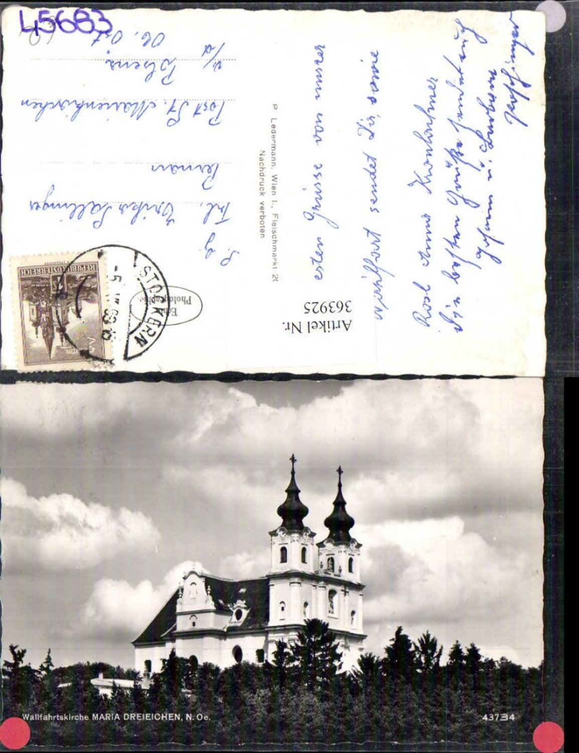 363925,Foto Ak Kirche Wallfahrtskirche Maria Dreieichen