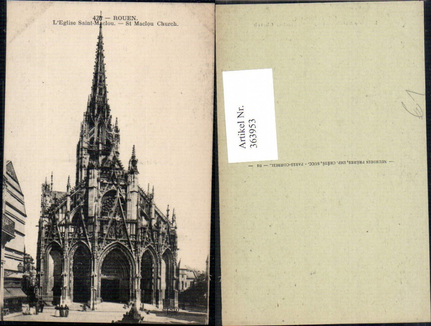 363953,Kirche Rouen L Eglise Saint-Maclou St Maclou Church