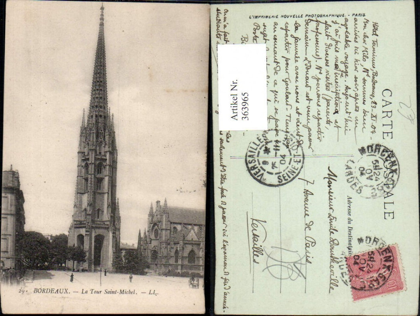 363965,Kirche Bordeaux La Tour Saint-Michel