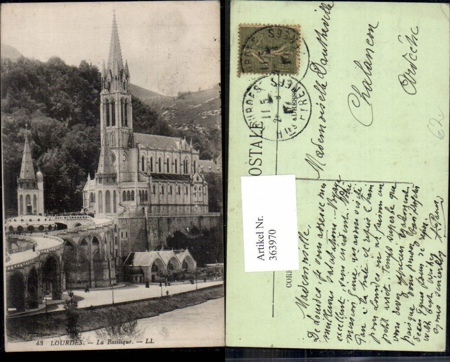 363970,Kirche Lourdes La Basilique Basilika