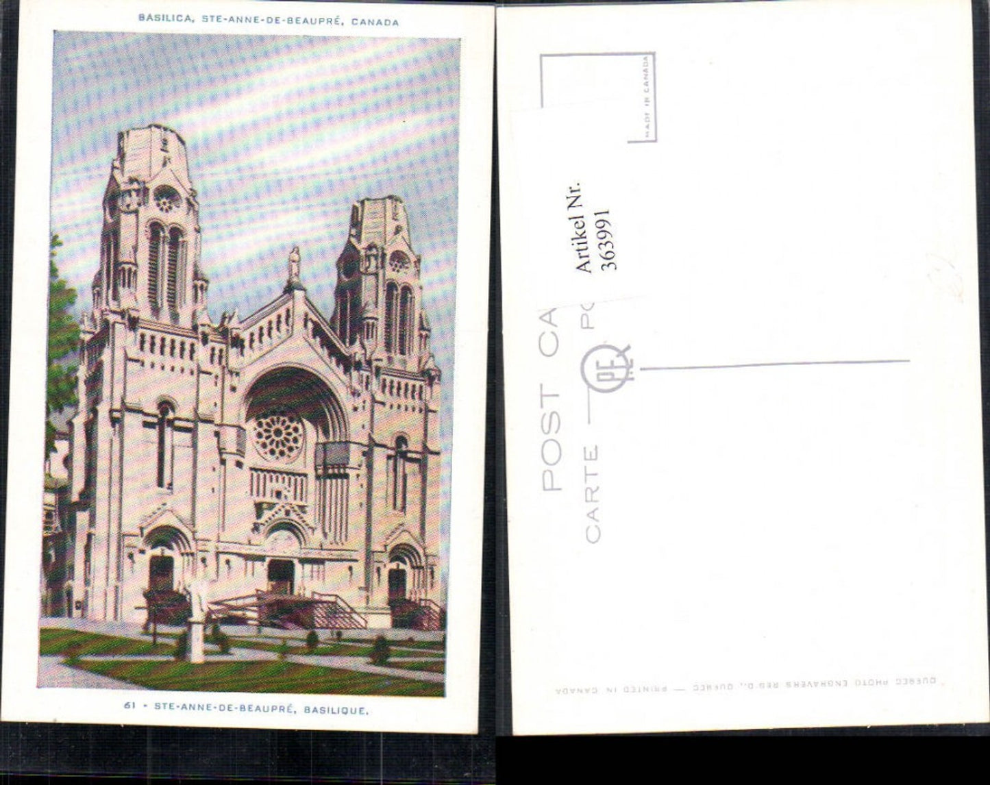 363991,Kirche Ste-Anne-de-Beaupre Basilique Canada