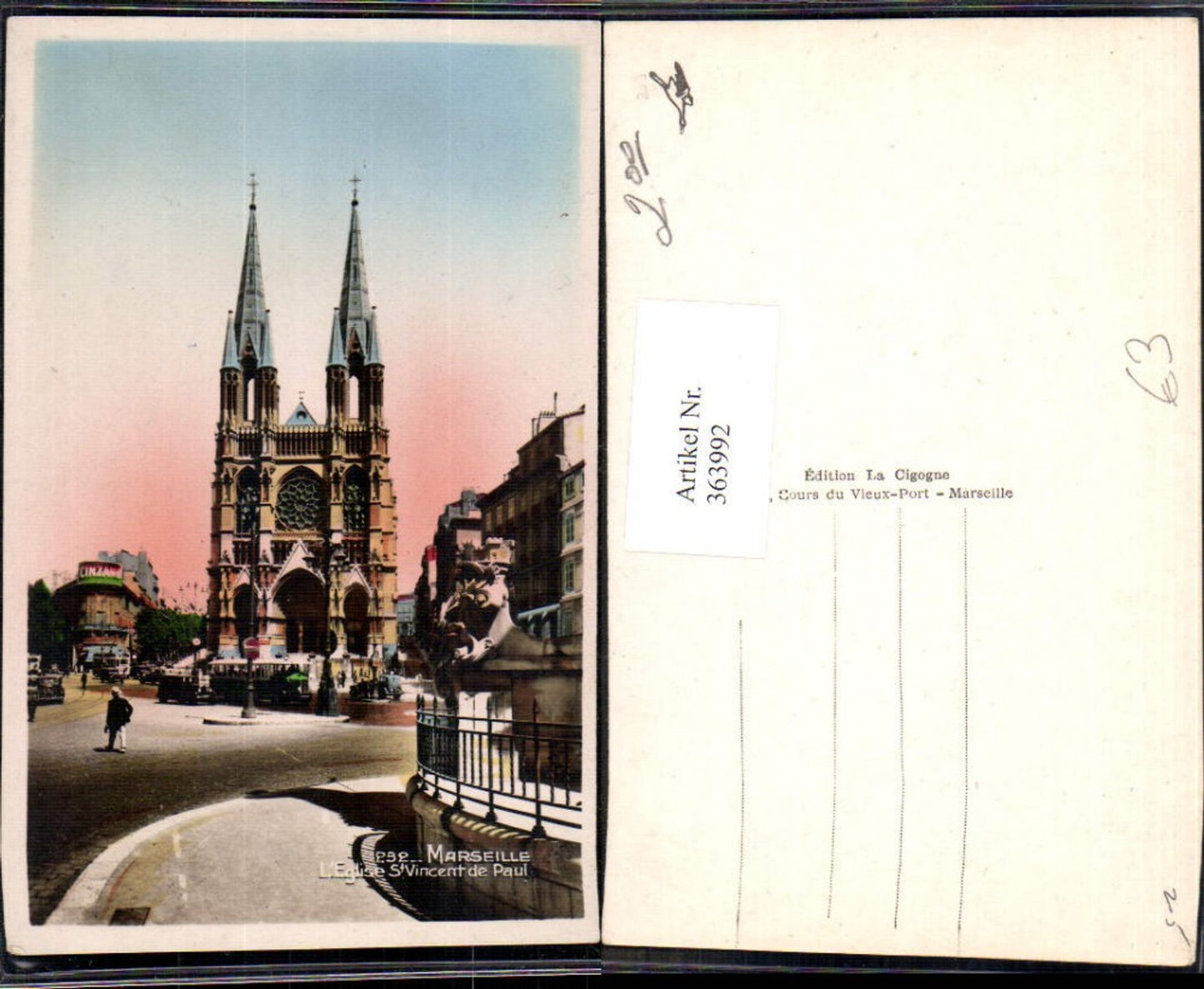 363992,Kirche Marseille L Eglise St Vincent de Paul