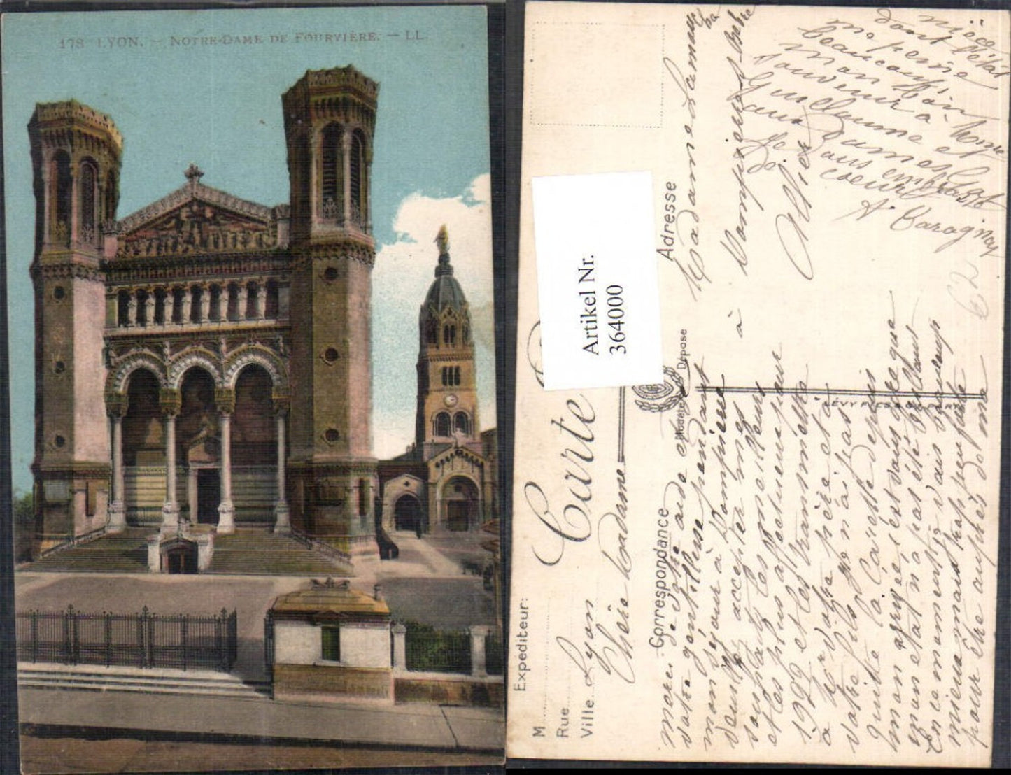 364000,Kirche Lyon Notre Dame de Fourviere