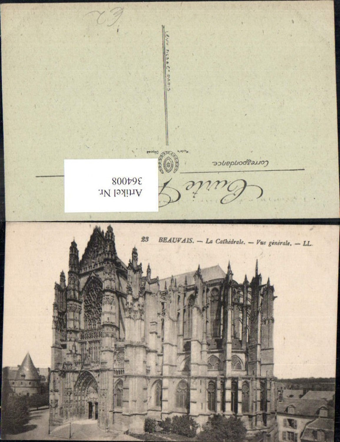 364008,Kirche Beauvais La Cathedrale Kathedrale Vue generale