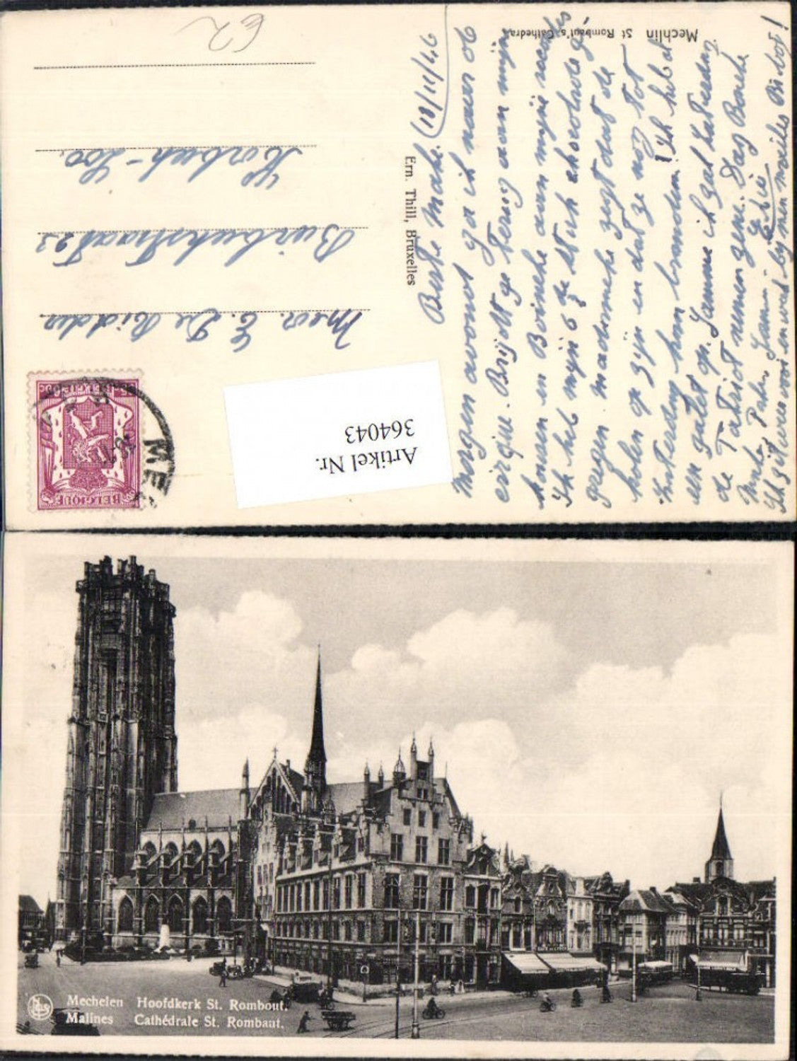 364043,Kirche Mechelen Hoofdkerk St Rombout