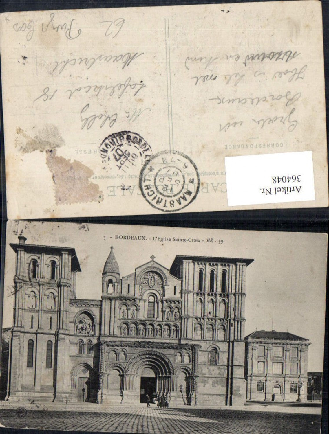 364048,Kirche Bordeaux L Eglise Sainte-Croix