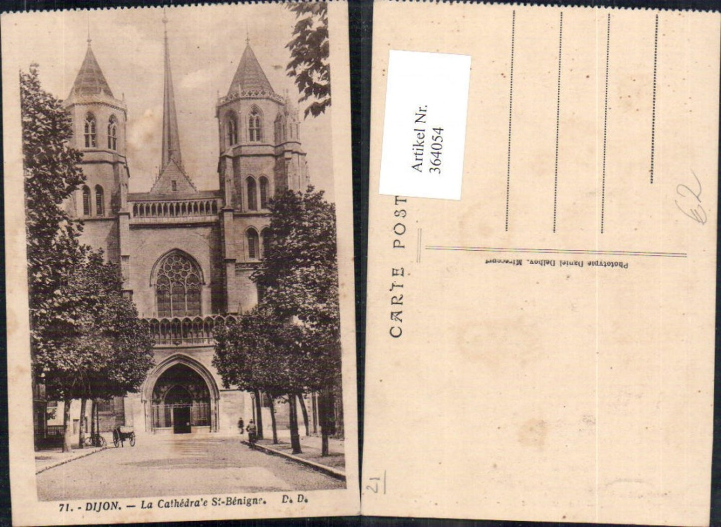 364054,Kirche Dijon La Cathedrale St Benigne