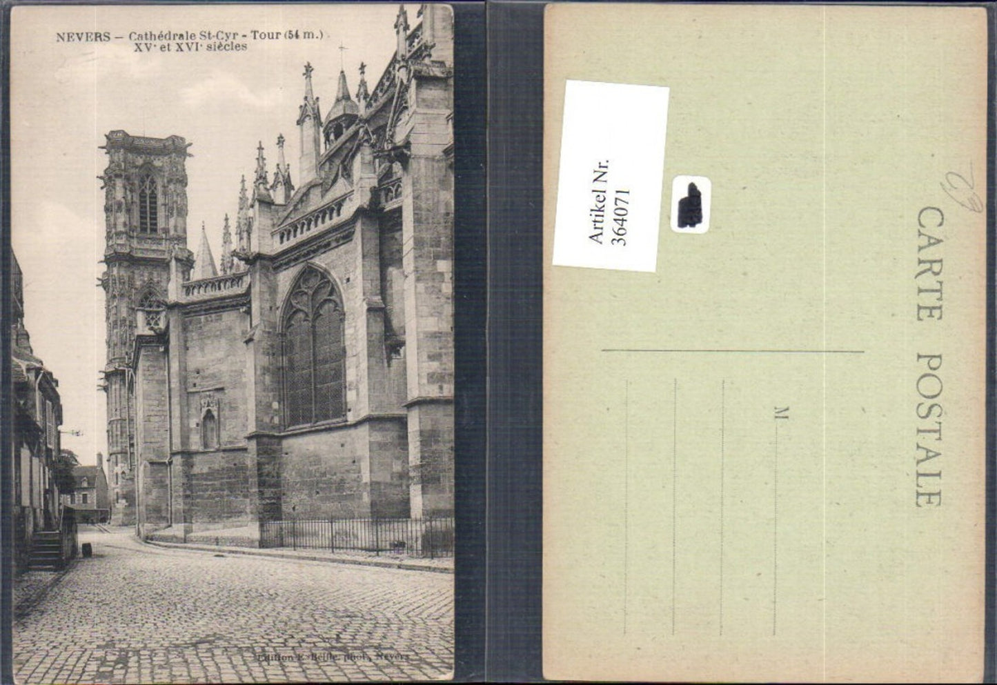364071,Kirche Nevers Cathedrale St-Cyr Tour
