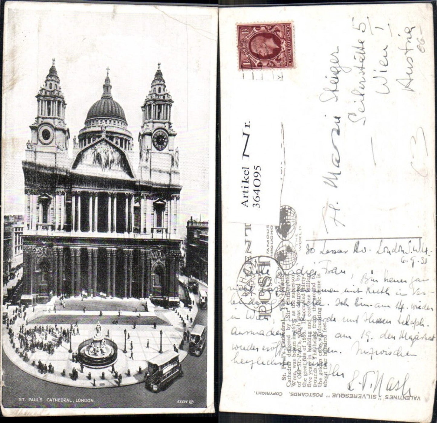 364095,Kirche London St Pauls Cathedral Bus Doppeldeckerbus