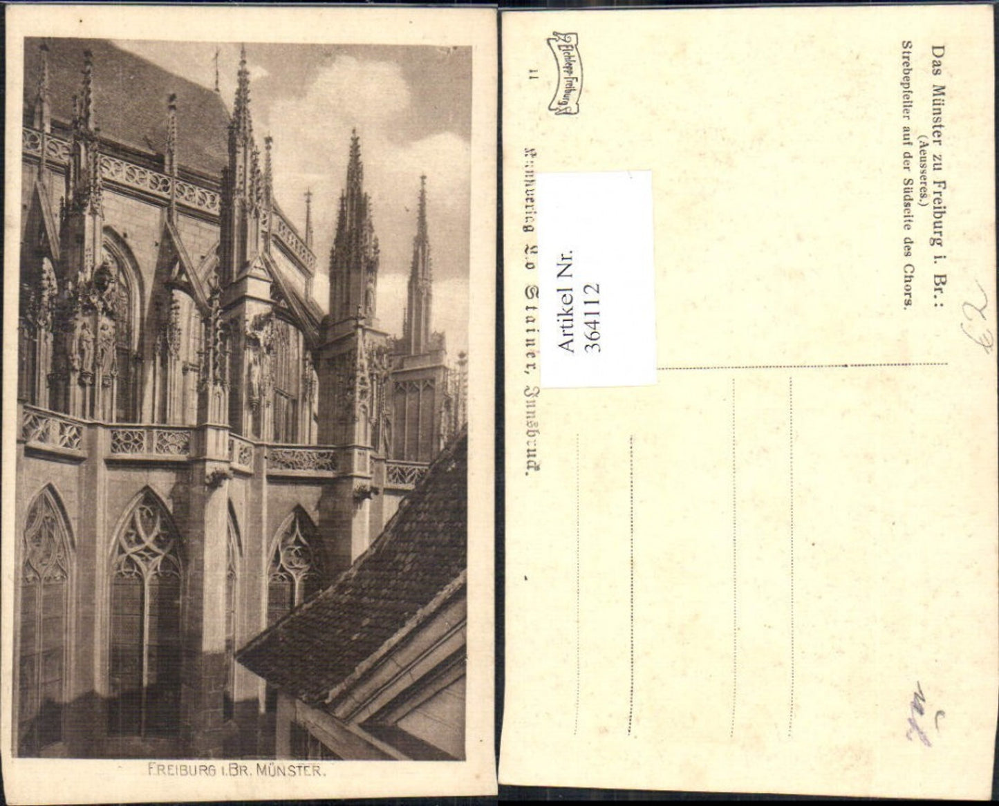 364112,Kirche Freiburg i. Breisgau Münster