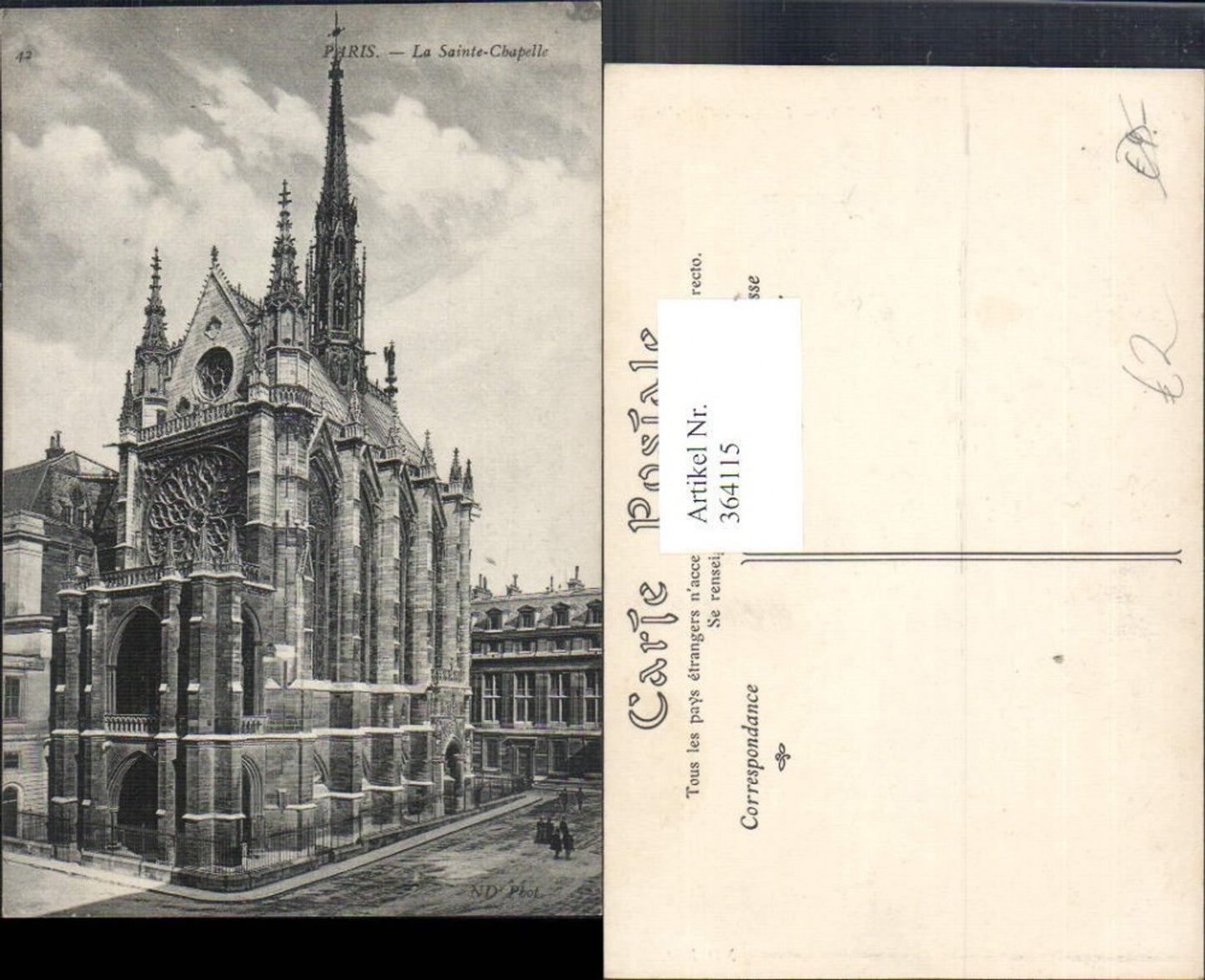 364115,Kirche Paris La Sainte Chapelle