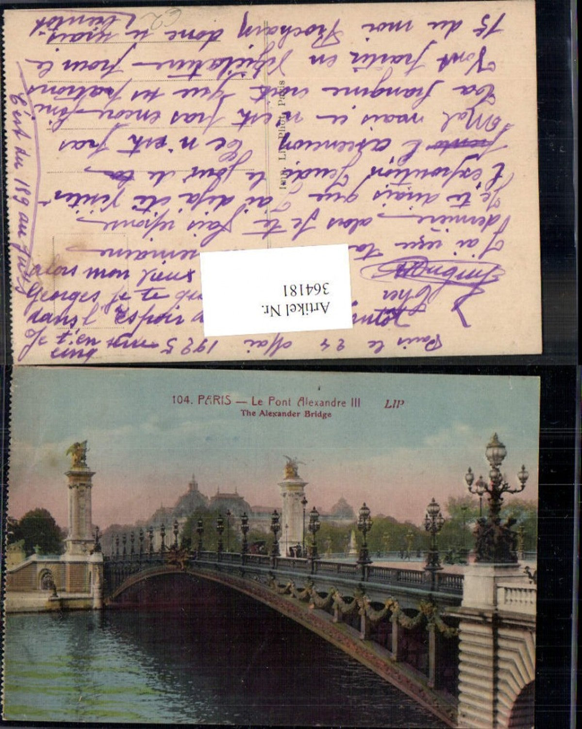 Alte Ansichtskarte – Old Postcard