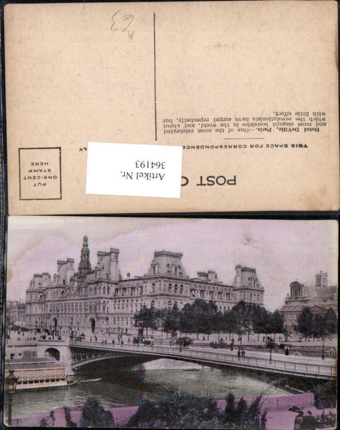 Alte Ansichtskarte – Old Postcard