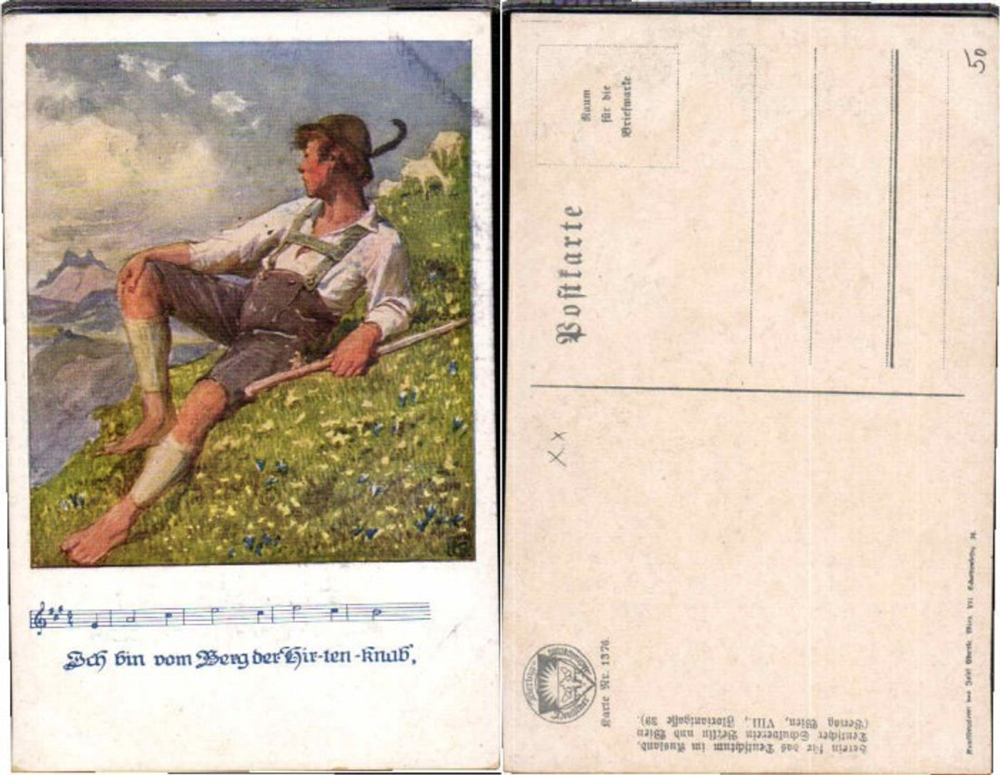 62965,Dt Schulverein 1376 Hirte m. Tracht