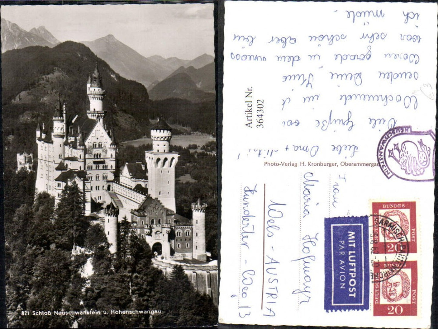 364302,Schloß Neuschwanstein u. Hohenschwangau