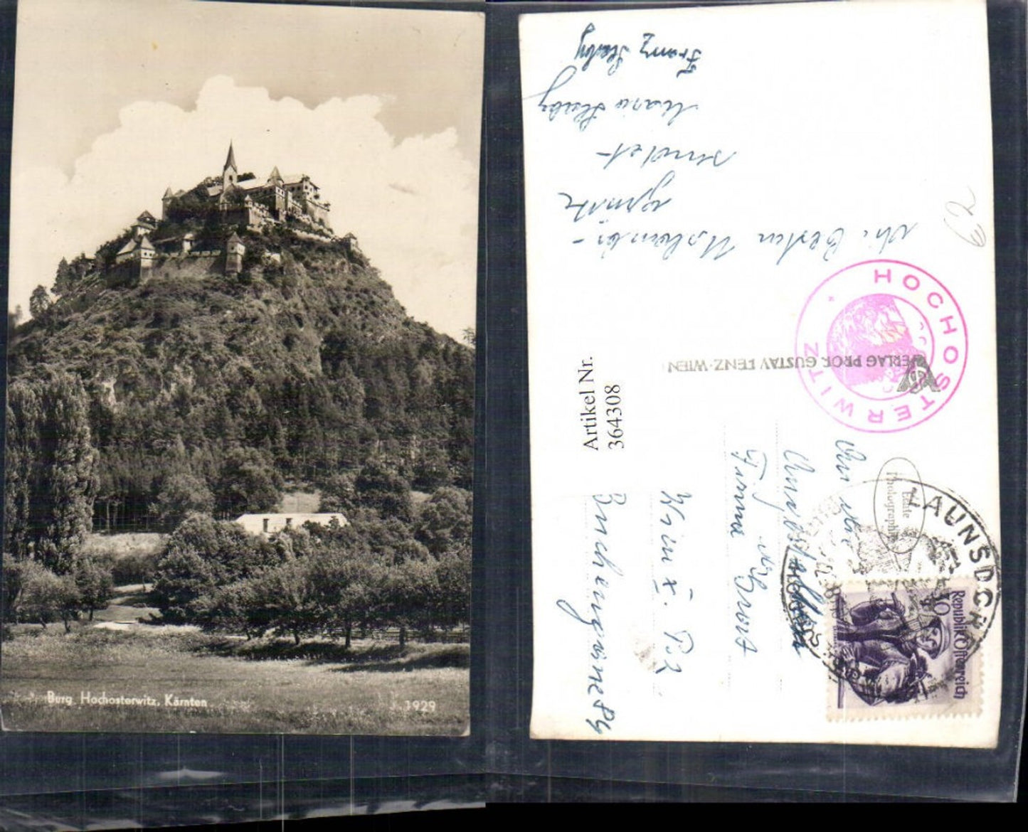 364308,Foto Ak Burg Hochosterwitz