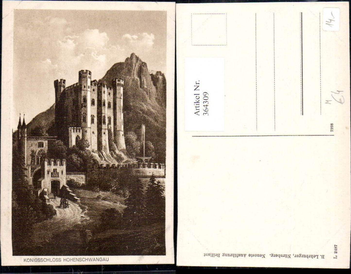 364309,Schloss Königsschloss Hohenschwangau