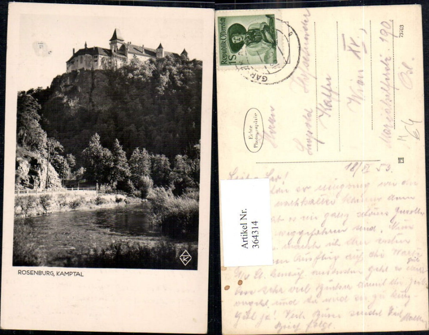 364314,Foto Ak Rosenburg Kamptal Schloss Rosenburg-Mold