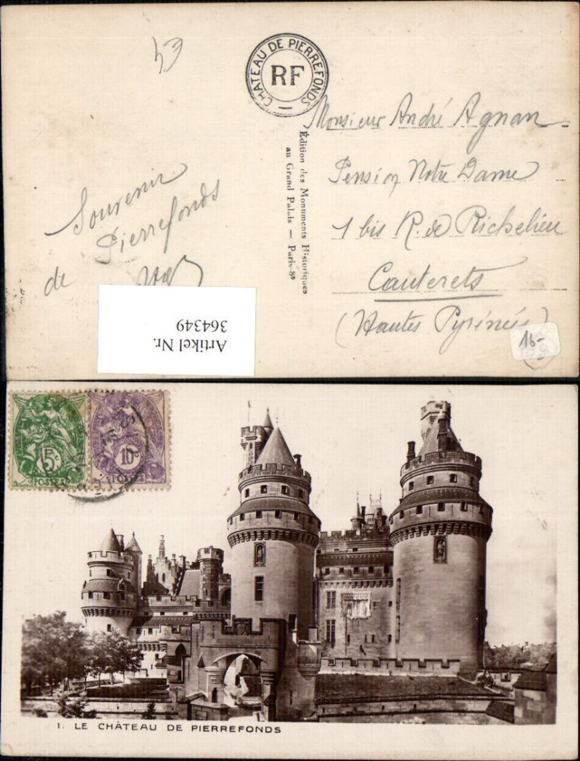 364349,Schloss Chateau de Pierrefonds
