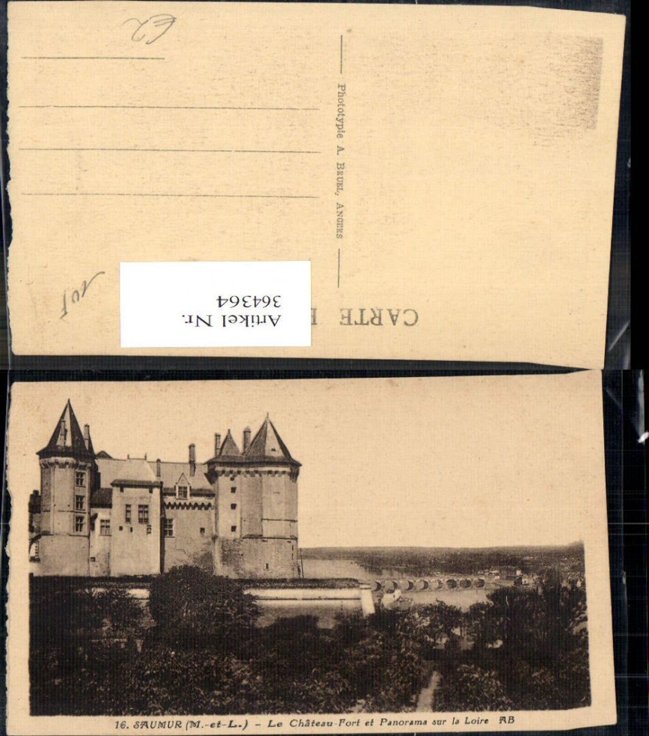 364364,Schloss Saumur Le Chateau Fort et Panorama sur la Loire