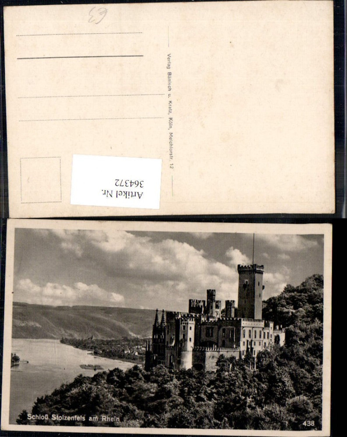 364372,Schloss Stolzenfels a. Rhein