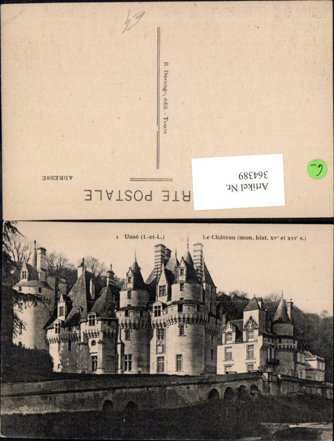 364389,Schloss Usse Le Chateau