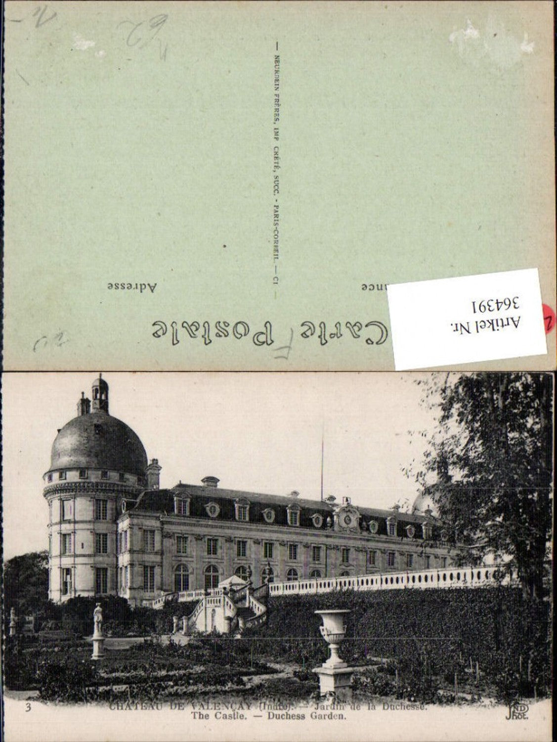 364391,Schloss Chateau de Valencay Jardin de la Duchesse The Castle Duchess Garden