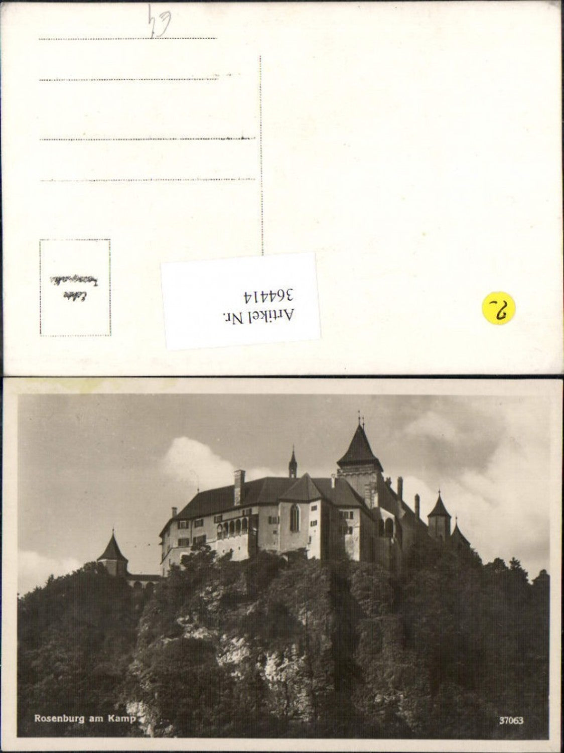 364414,Foto Ak Burg Rosenburg Rosenburg-Mold Kamptal