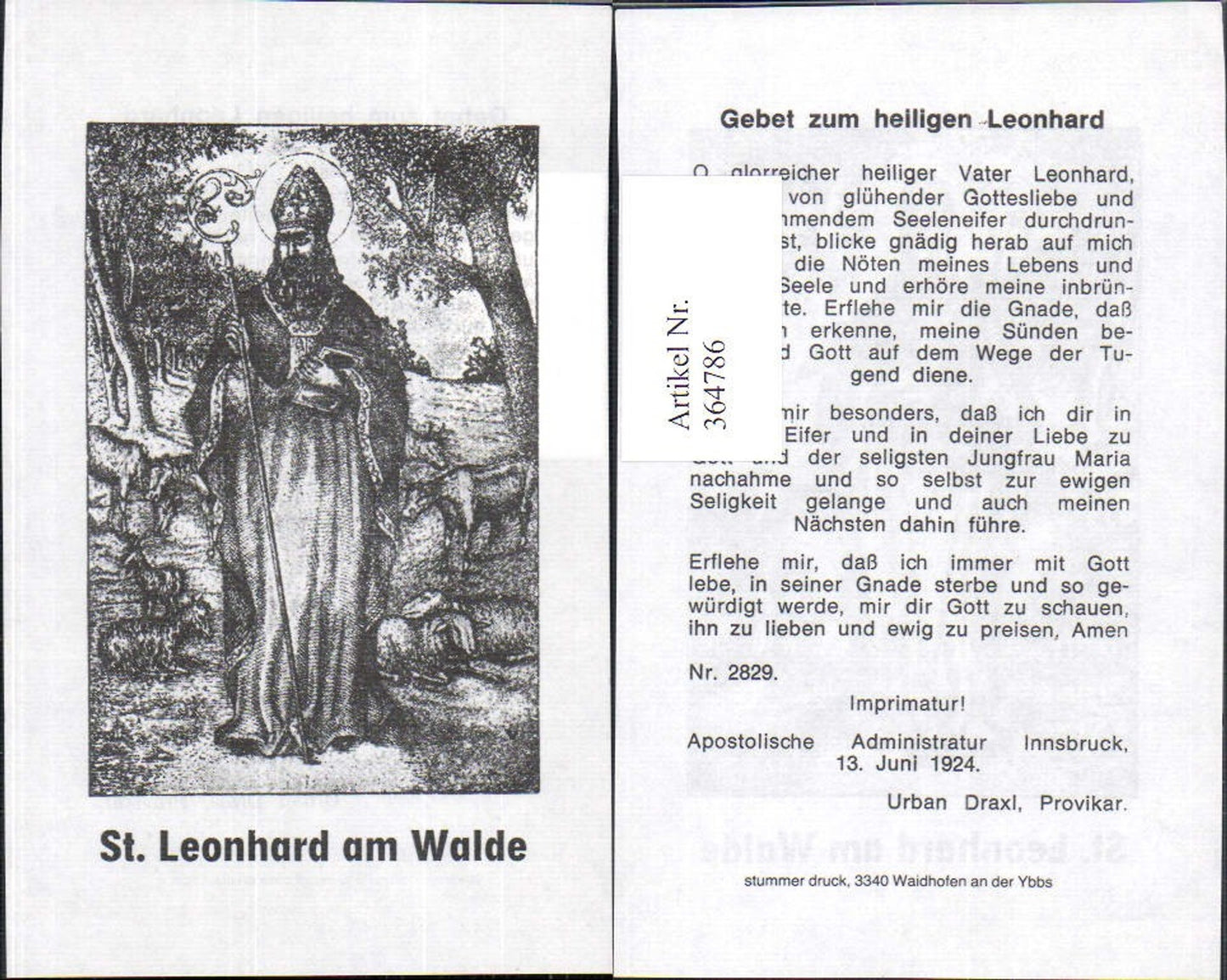 Alte Ansichtskarte – Old Postcard