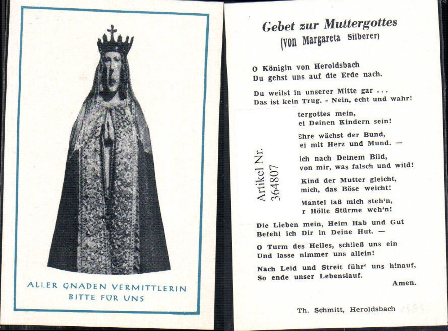 Alte Ansichtskarte – Old Postcard
