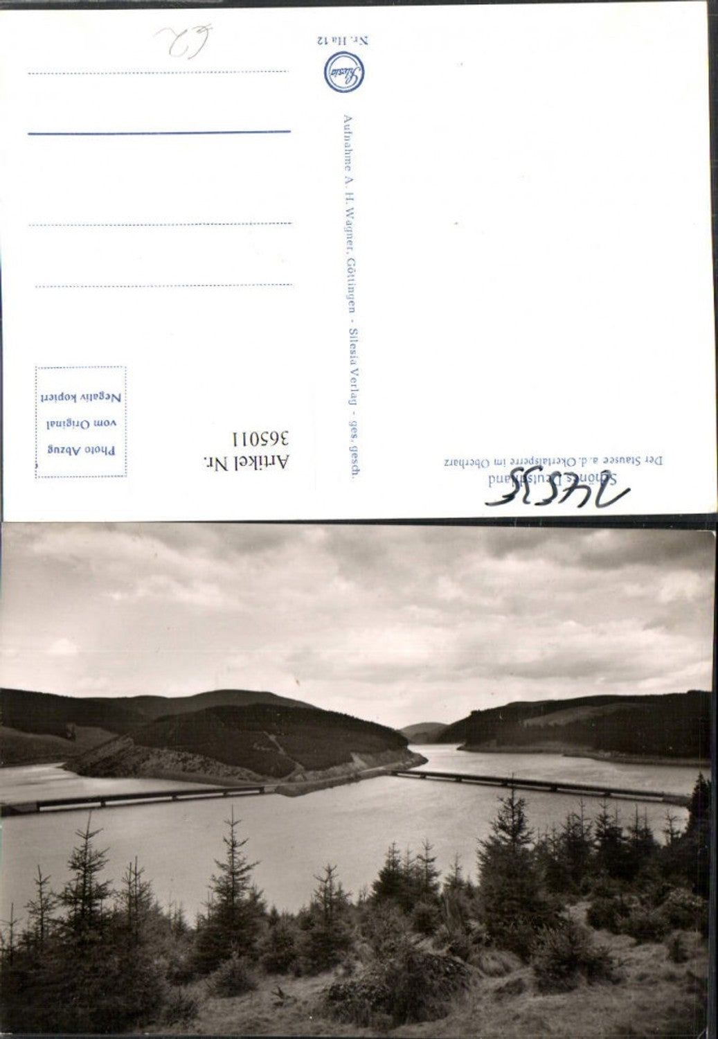 365011,Der Stausee an d. Okertalsperre im Oberharz