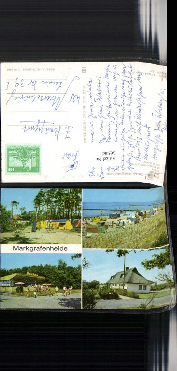 365065,Rostock Markgrafenheide Zeltplatz Strand Gaststätte Krakus Mehrbildkarte