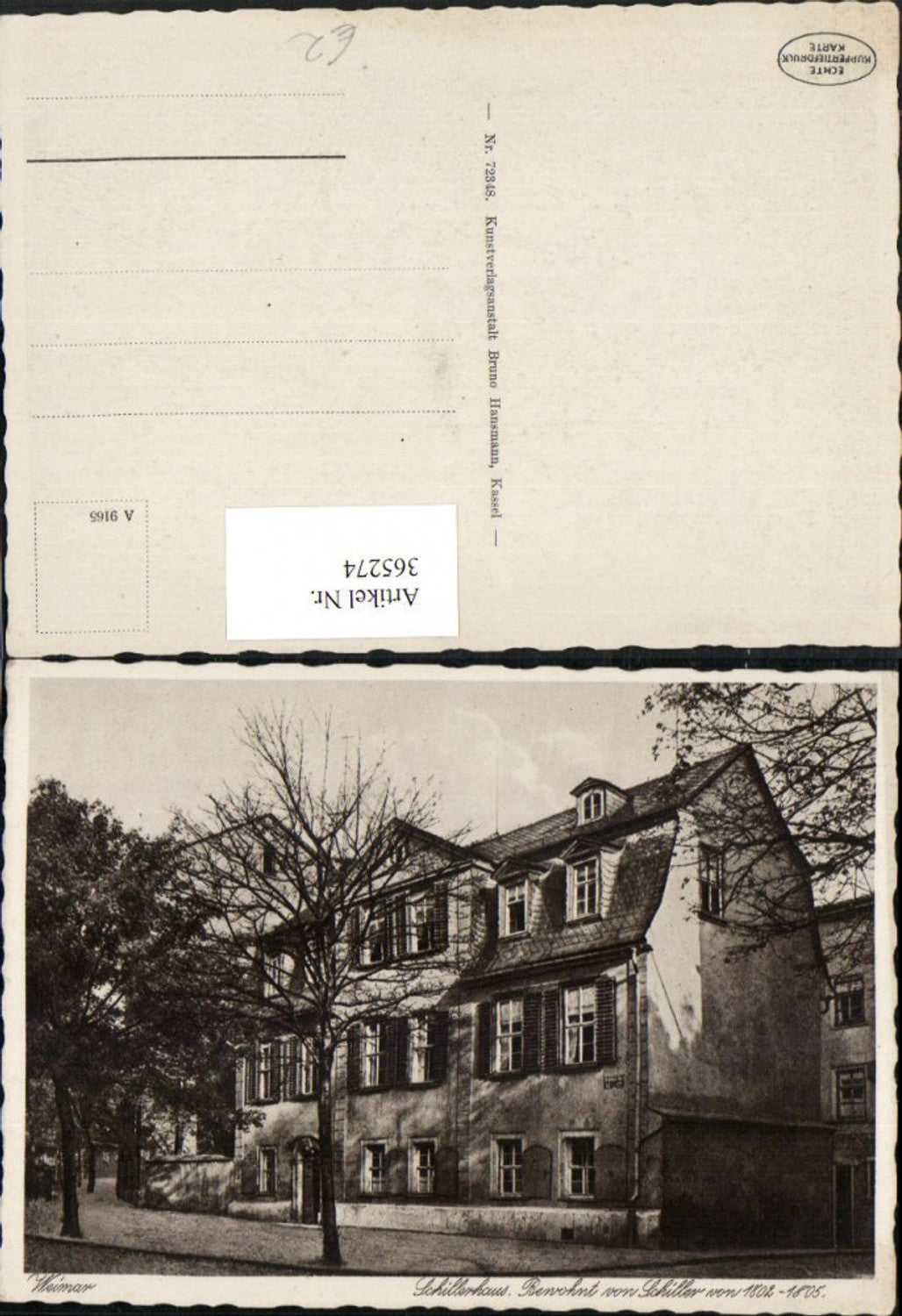 365274, Weimar Schillerhaus House