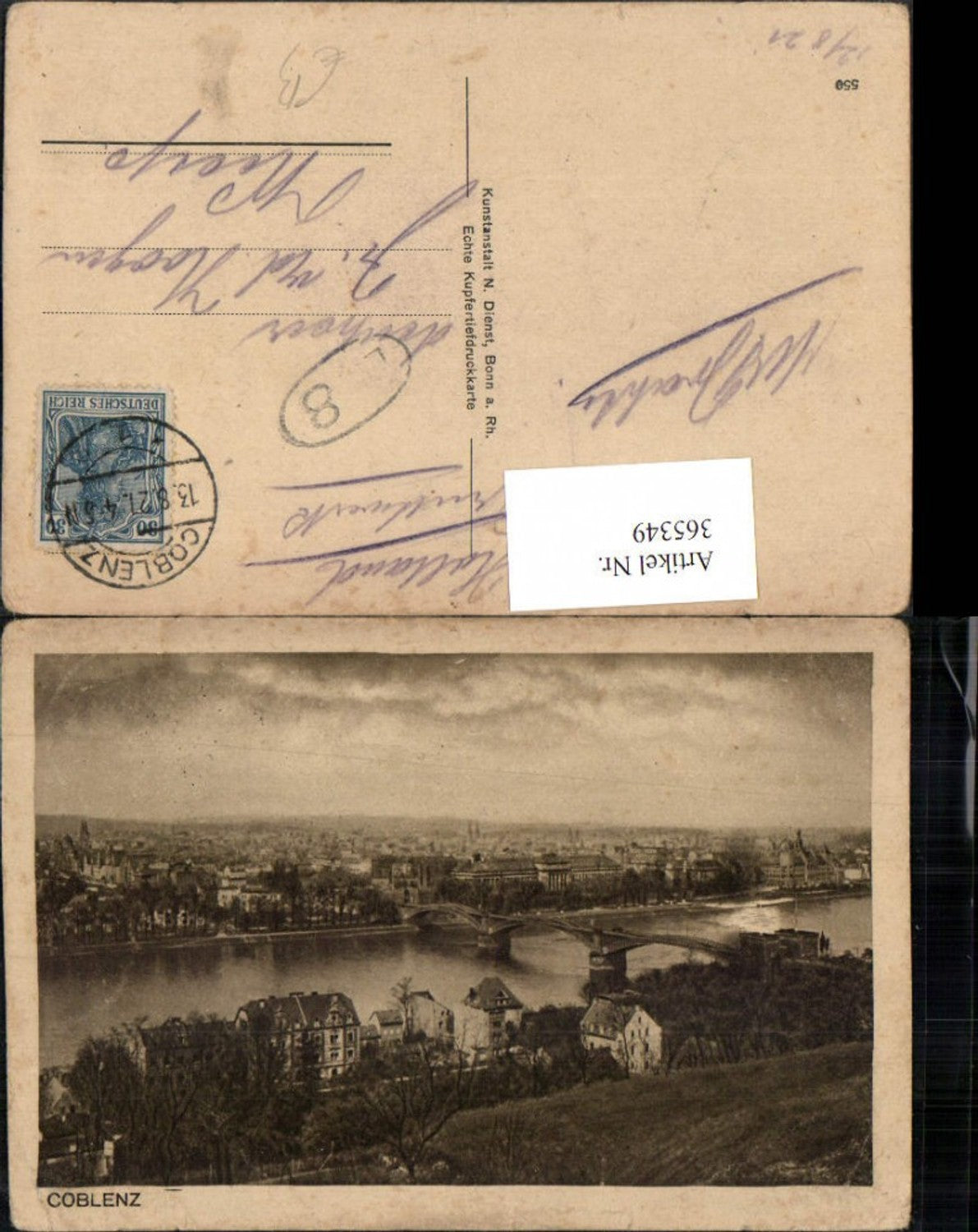 365349,Coblenz Koblenz Totale Brücke