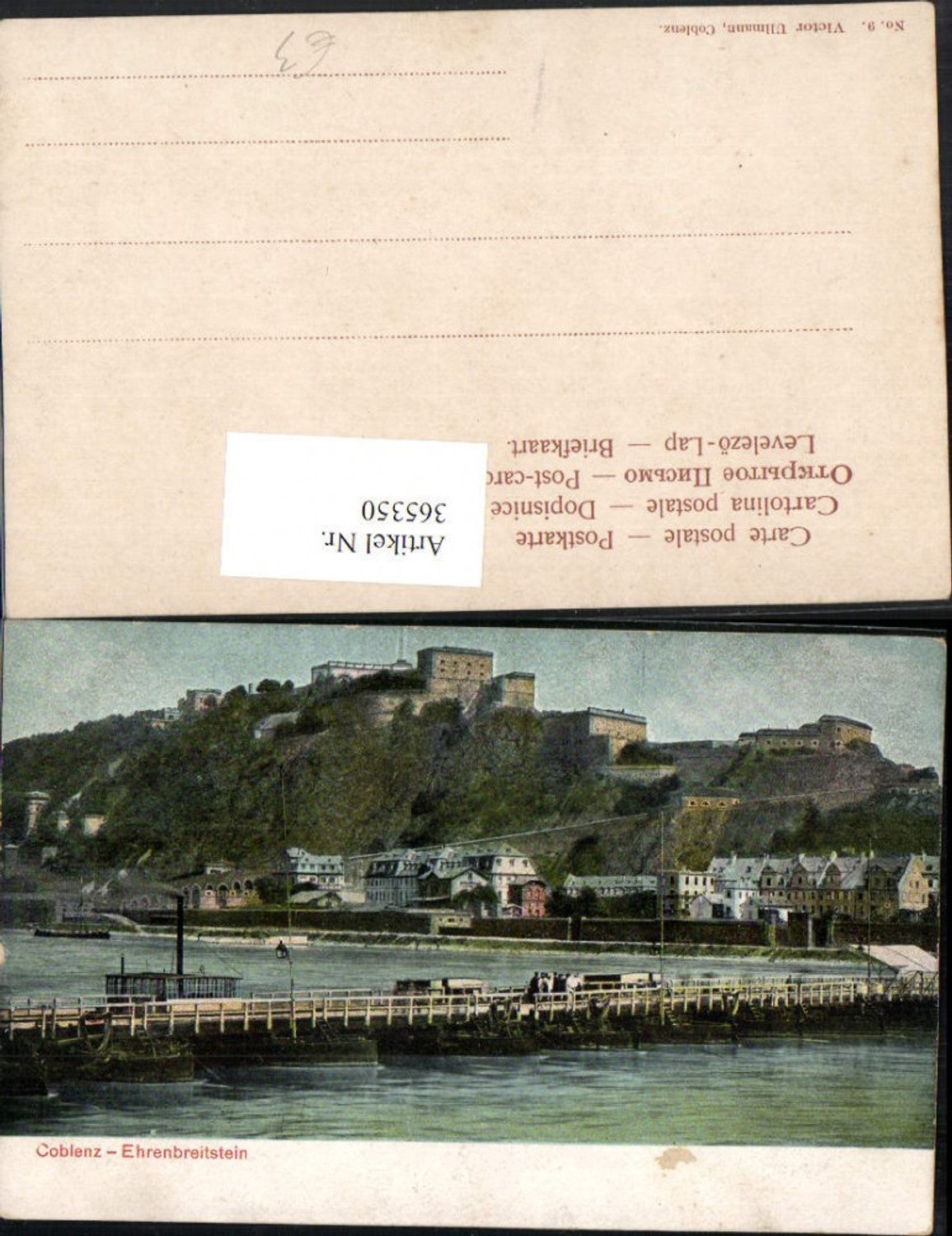 365350,Coblenz Koblenz Festung Ehrenbreitstein