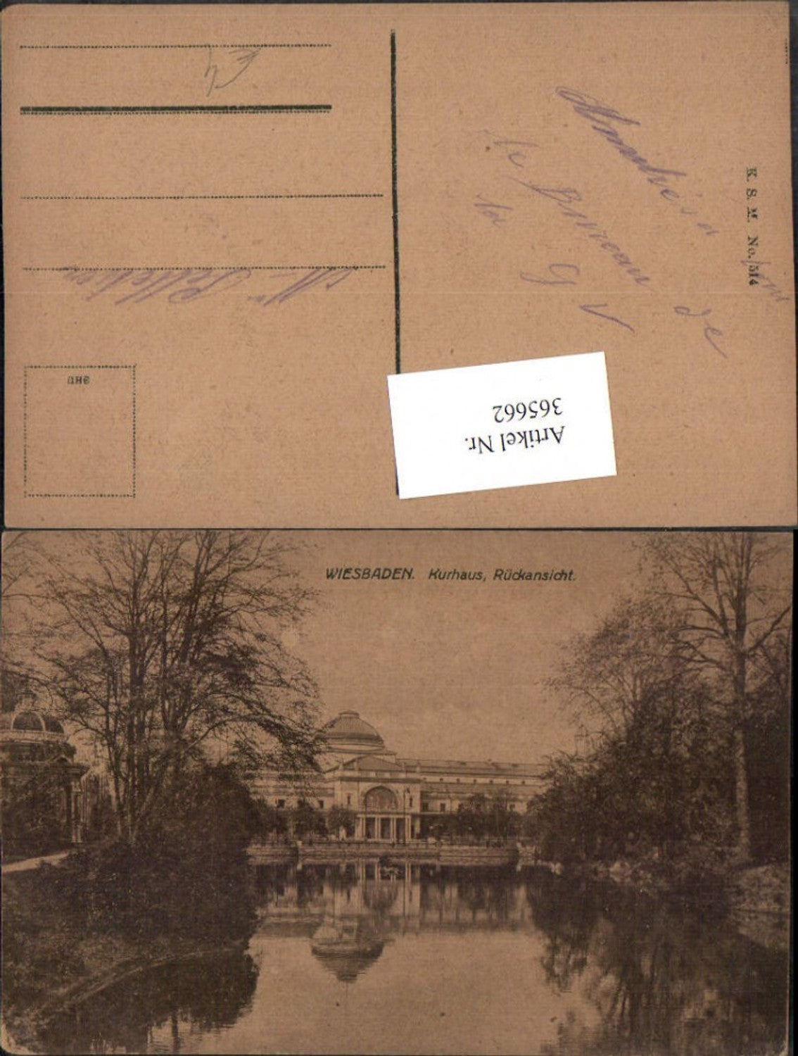 365662,Wiesbaden Kurhaus Kurgarten