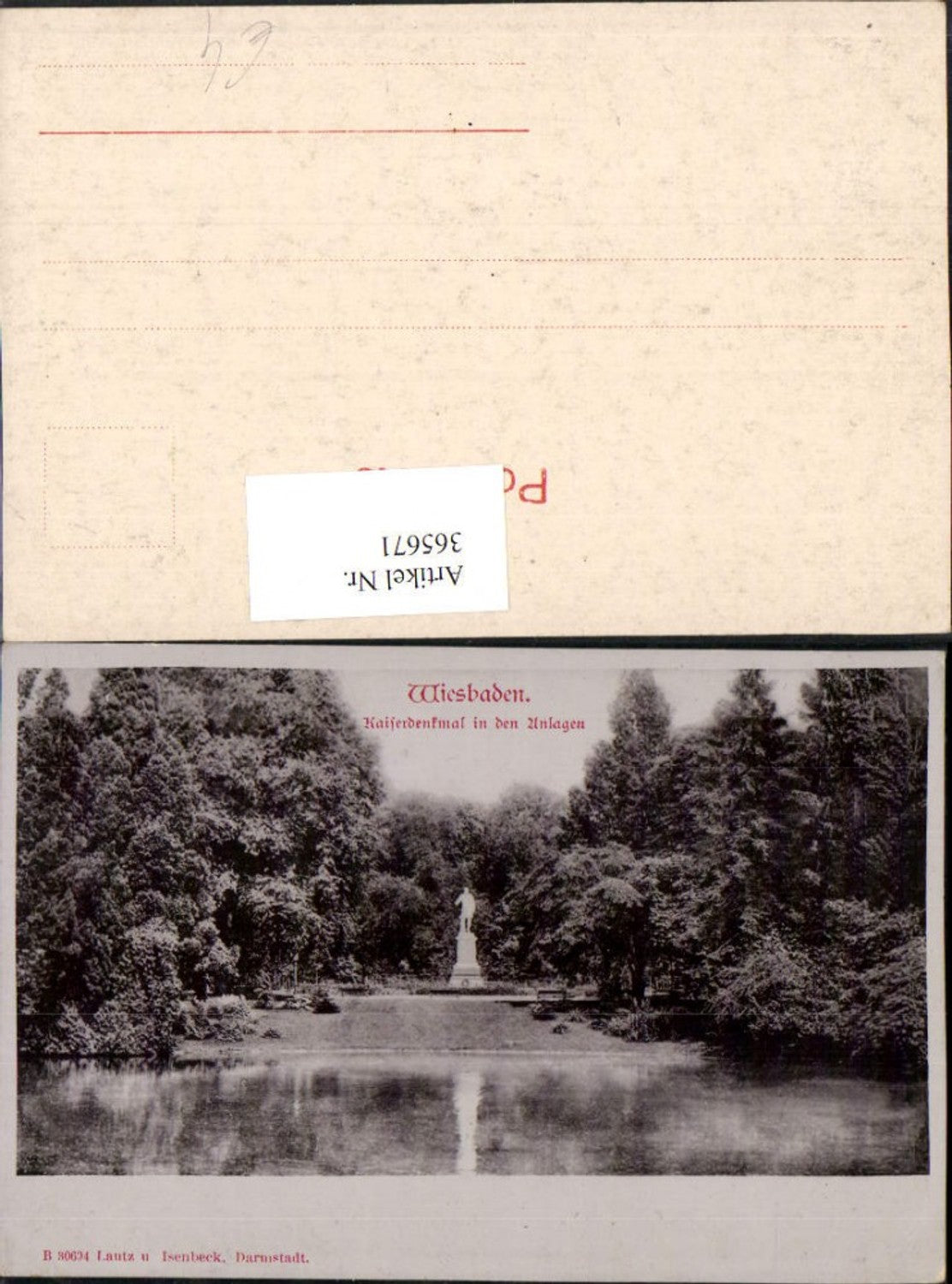 365671,Wiesbaden Kaiserdenkmal in den Anlagen