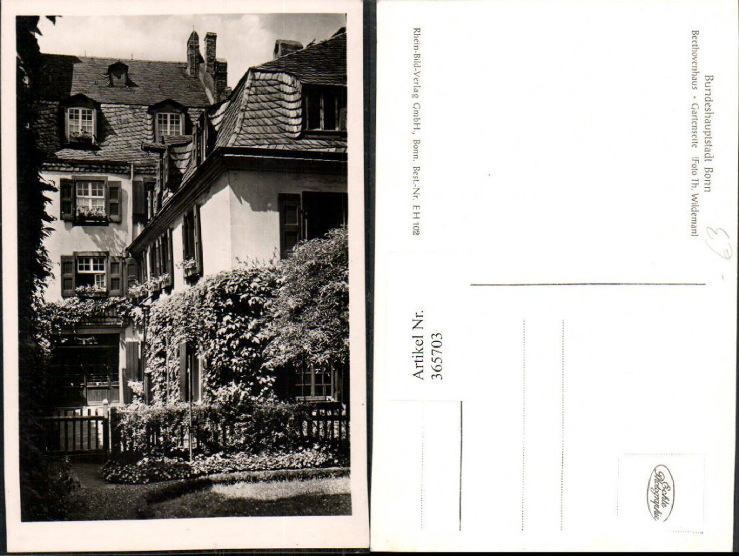 365703,Bonn Beethoven-Haus Gartenseite