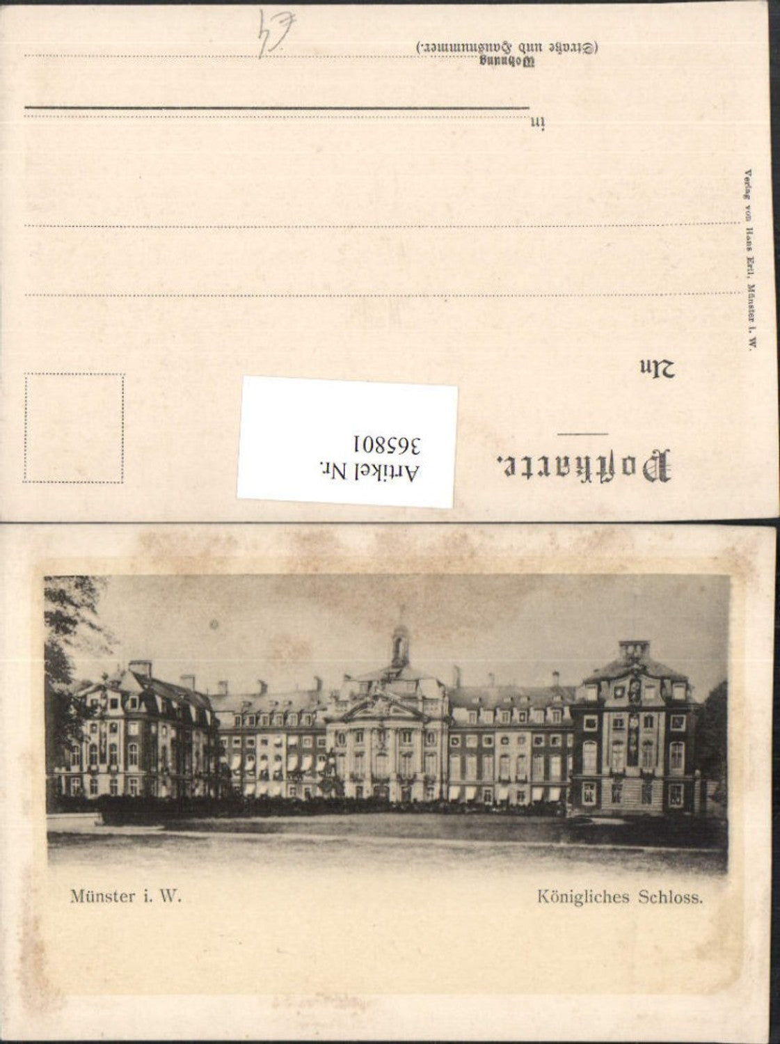 365801,Münster Königliches Schloss