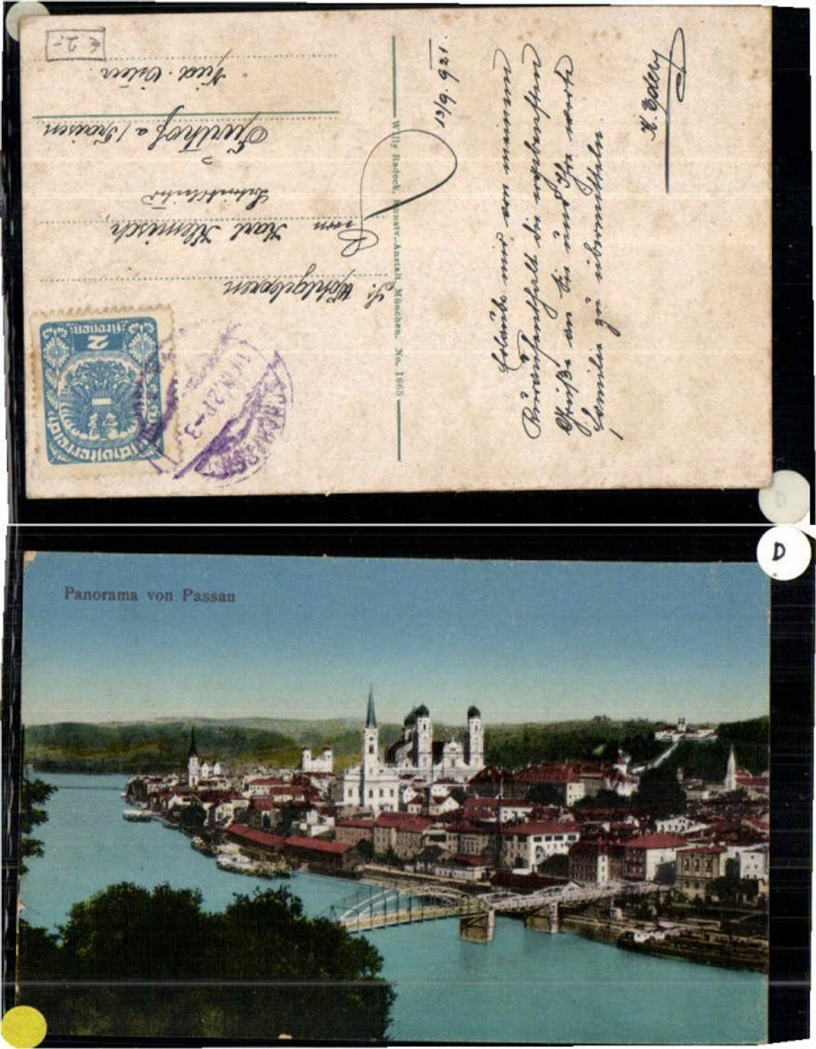 64545, Passau, total view around 1910