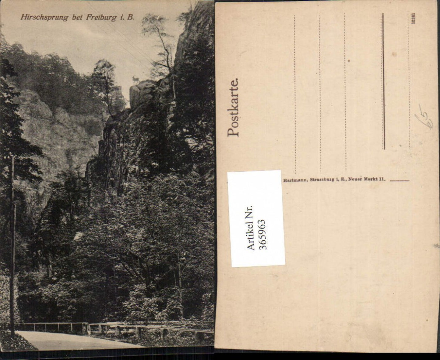 365963,Hirschsprung b. Freiburg im Breisgau Felsen