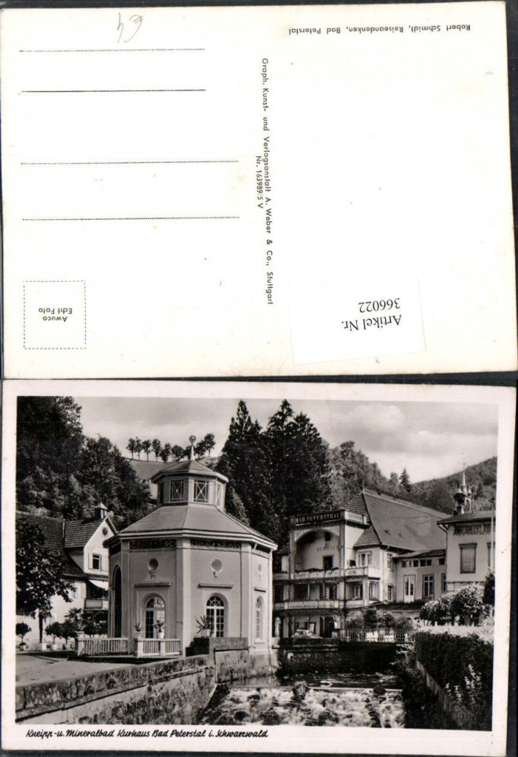 366022,Bad Peterstal im Schwarzwald Kurhaus