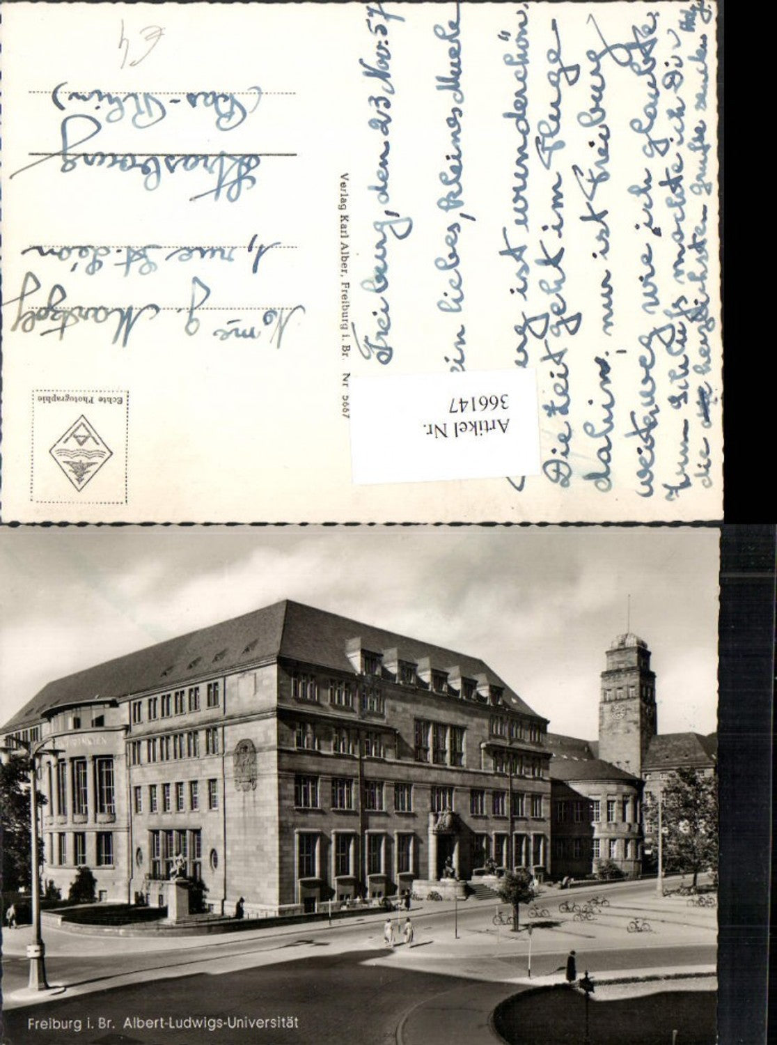 366147,Freiburg im Breisgau Albert-Ludwig-Universität Schule Gebäude