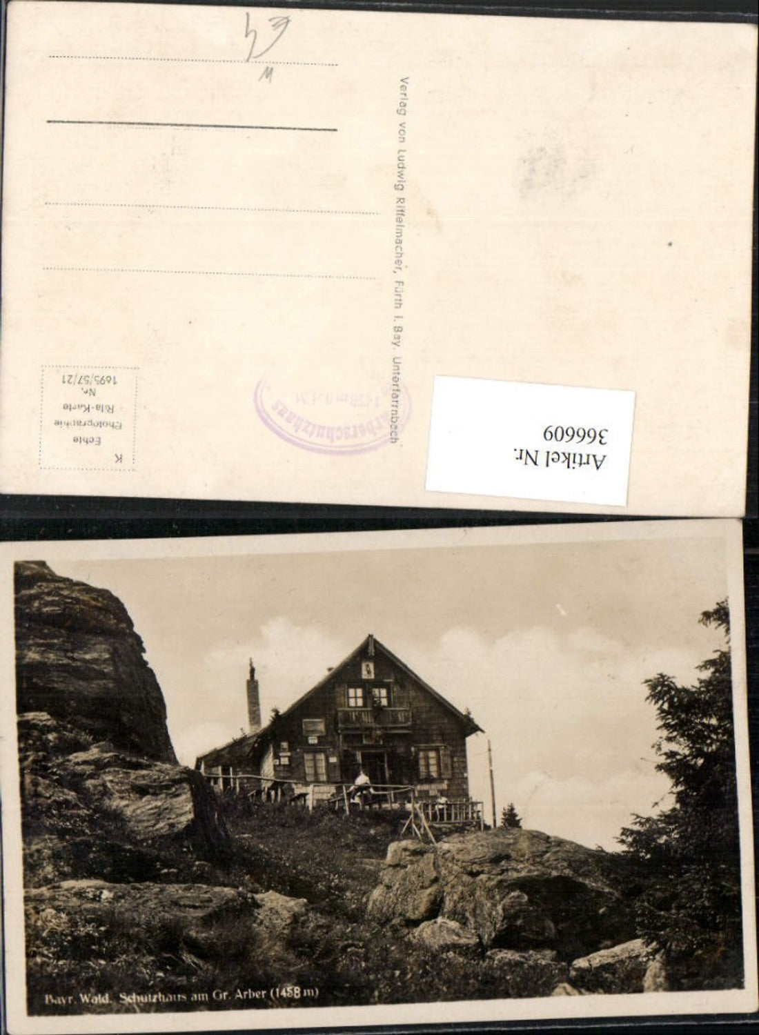 366609,Schutzhaus Berghütte am Großen Arber b. Bayerisch Eisenstein