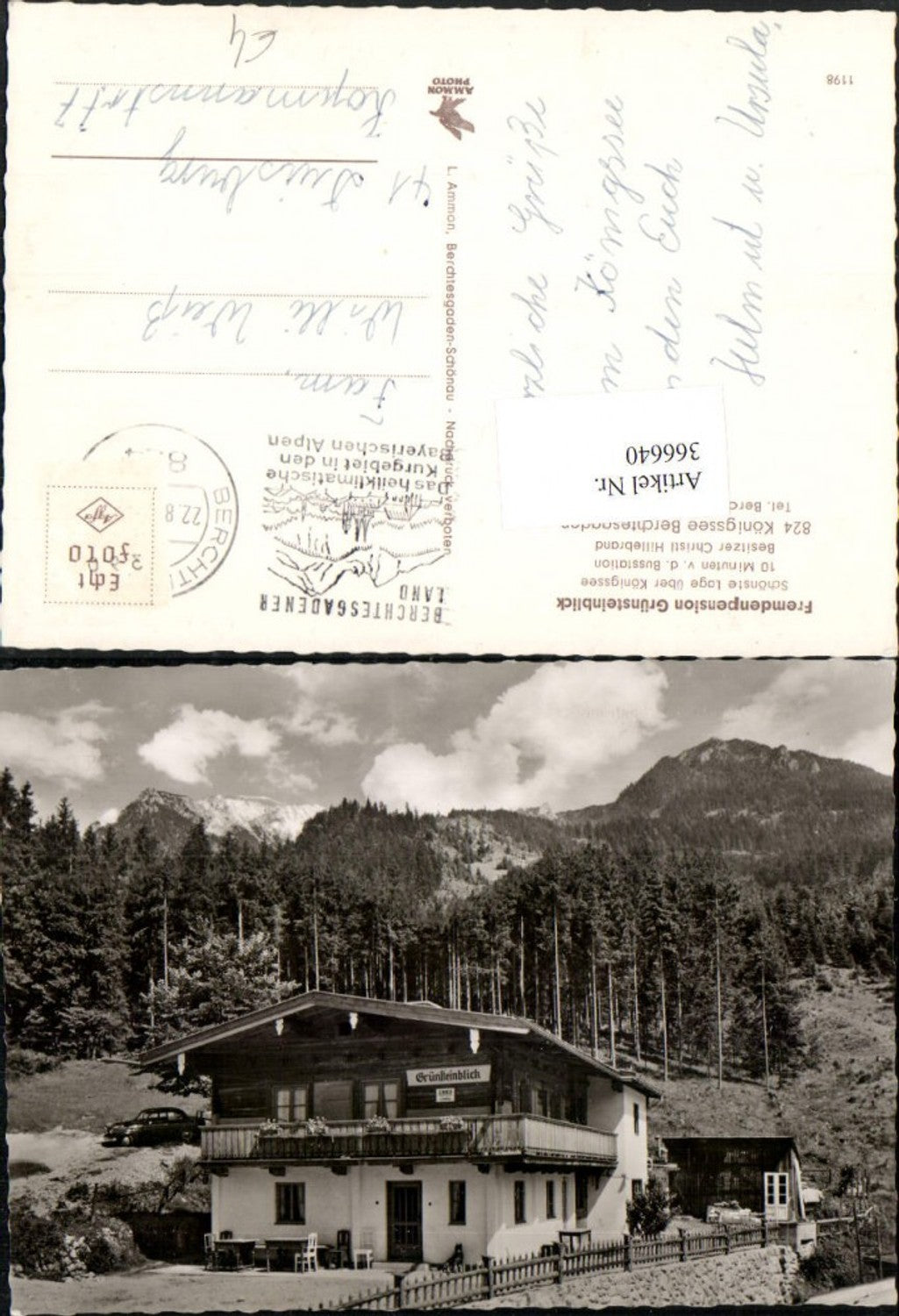 366640,Königssee Berchtesgaden Fremdenpension Grünsteinblick