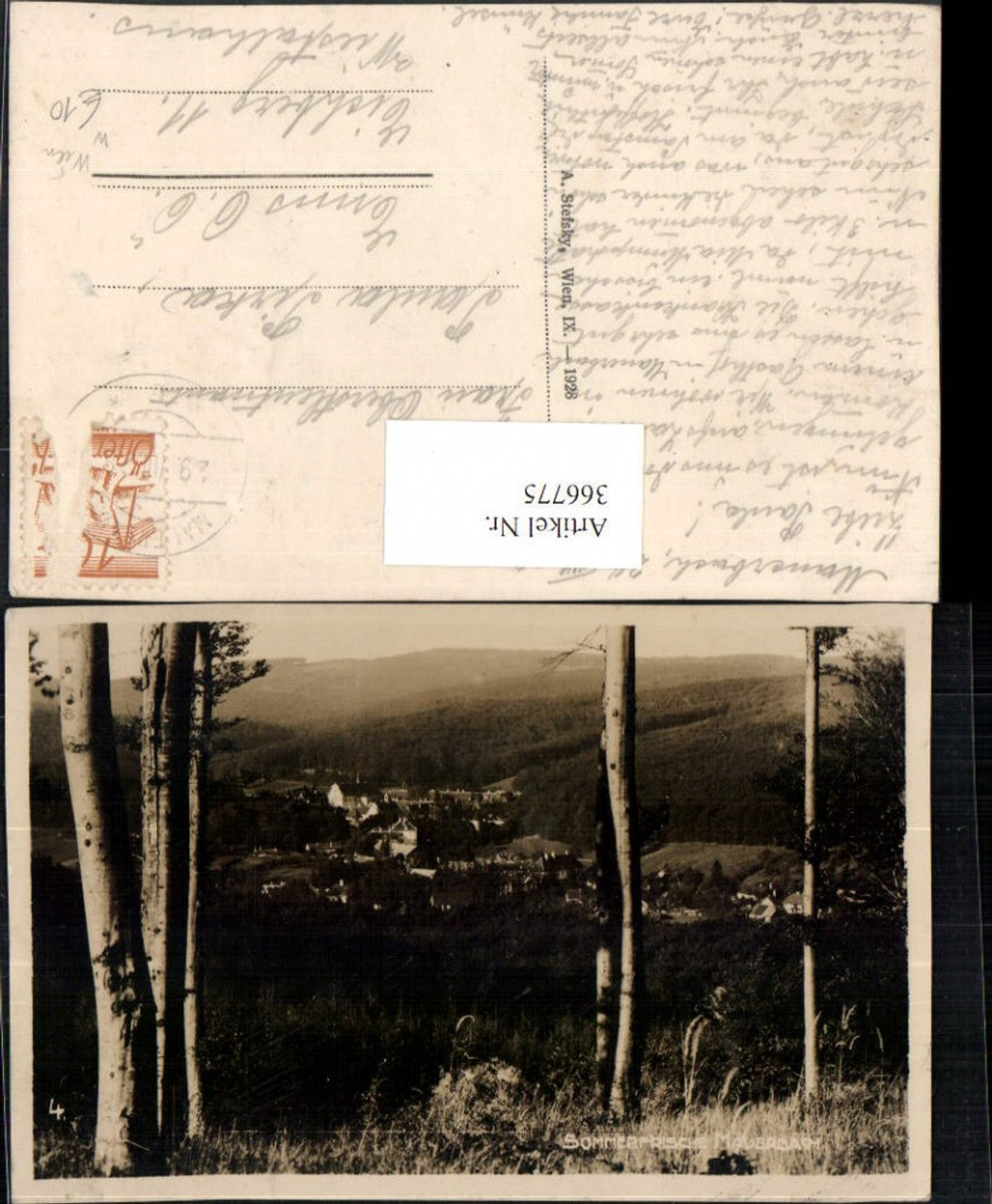 366775,Mauerbach bei Wien Totale