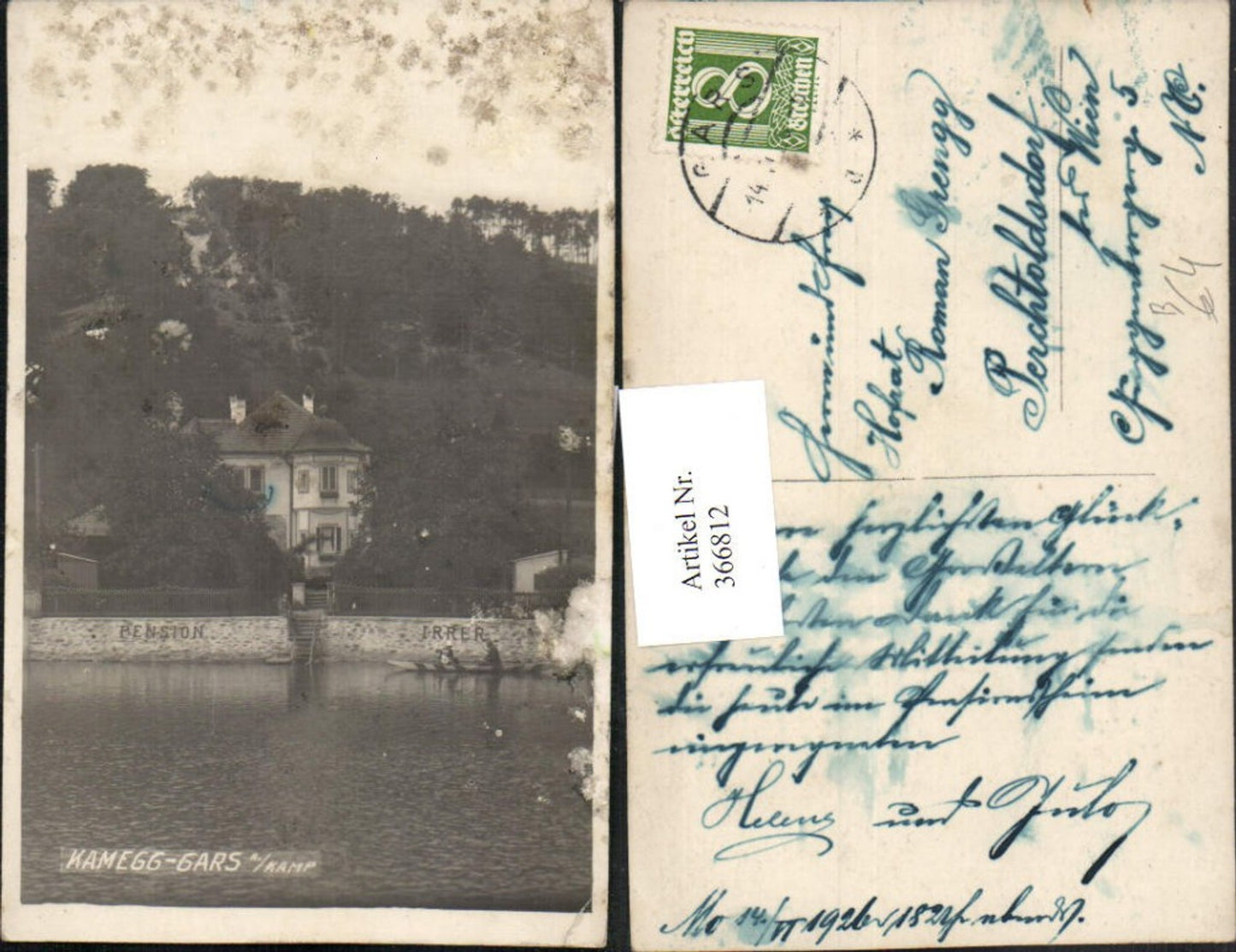 366812,Gars am Kamp Kamegg Pension Irrer Ruderboot